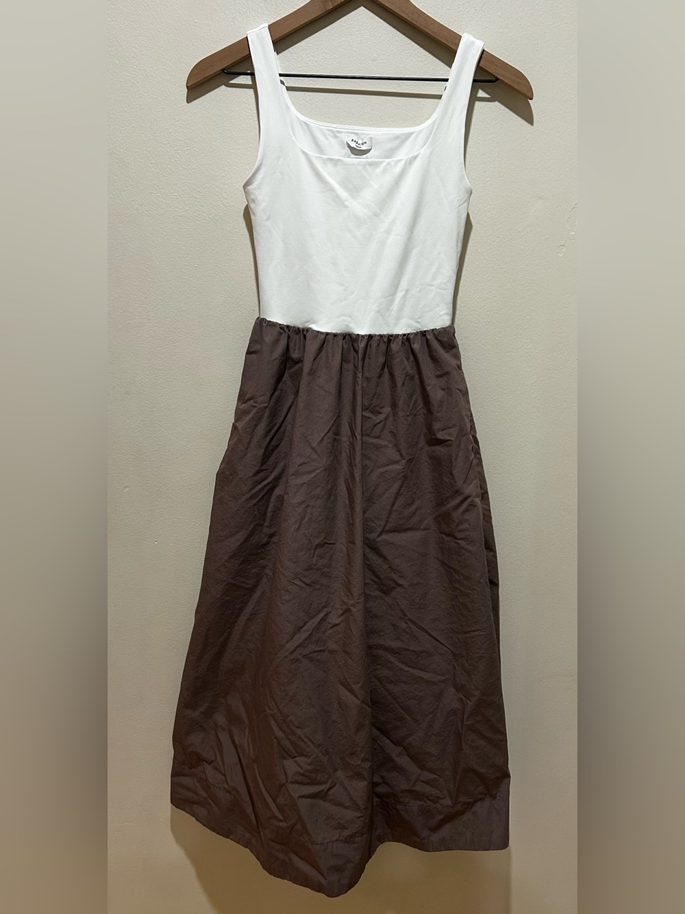 Babaton Aritzia Revive Poplin Fit & Flare Midi Contour Bodice Dress - Women’s XS